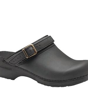 QVC Black Ankle Booties with Buckle